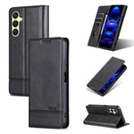 Custodia per telefono in pelle con texture di vitello magnetica AZNS, For Samsung Galaxy A57 5G, For Samsung Galaxy A37 5G, For Samsung Galaxy A56 5G, For Samsung Galaxy A26 5G