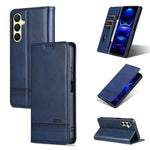 Custodia per telefono in pelle con texture di vitello magnetica AZNS, For Samsung Galaxy A57 5G, For Samsung Galaxy A37 5G, For Samsung Galaxy A56 5G, For Samsung Galaxy A26 5G