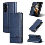 Custodia per telefono in pelle con texture di vitello magnetica AZNS, For Samsung Galaxy A57 5G, For Samsung Galaxy A37 5G, For Samsung Galaxy A56 5G, For Samsung Galaxy A26 5G