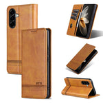 Custodia per telefono in pelle con texture di vitello magnetica AZNS, For Samsung Galaxy A57 5G, For Samsung Galaxy A37 5G, For Samsung Galaxy A56 5G, For Samsung Galaxy A26 5G
