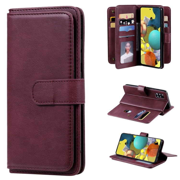 Custodia portafoglio in pelle con fibbia magnetica per Samsung Ga