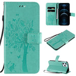Custodia in pelle orizzontale per iPhone 12 Pro Max