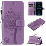 Custodia in pelle orizzontale per iPhone 12 Pro Max