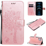 Custodia in pelle orizzontale per iPhone 12 Pro Max
