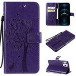 Custodia in pelle orizzontale per iPhone 12 Pro Max