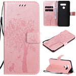 Custodia portafoglio in pelle per LG K41S e K51S