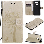 Custodia portafoglio in pelle per LG K41S e K51S