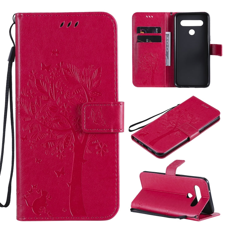 Custodia portafoglio in pelle per LG K51 e K61