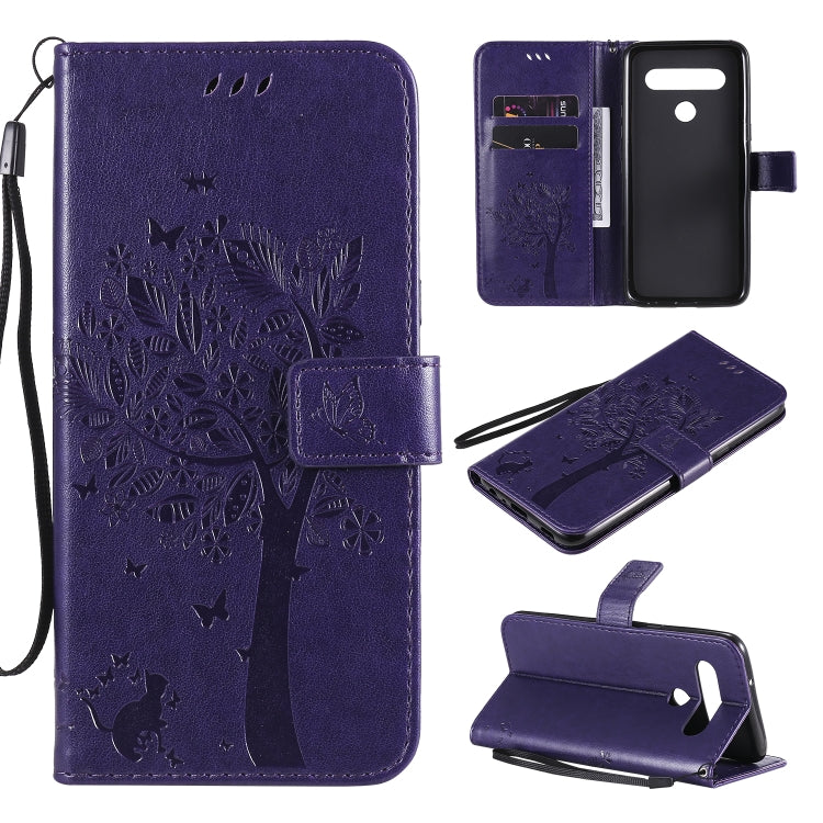 Custodia portafoglio in pelle per LG K51 e K61