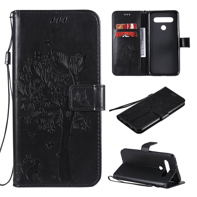 Custodia portafoglio in pelle per LG K51 e K61