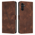 Custodia per telefono in pelle Dream Triangle con cordino lungo, For Samsung Galaxy A56 5G, For Samsung Galaxy A36 5G, For Samsung Galaxy A16 5G, For Samsung Galaxy A06 4G