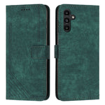 Custodia per telefono in pelle con motivo a strisce Skin Feel e cordino lungo, For Samsung Galaxy A56 5G, For Samsung Galaxy A36 5G, For Samsung Galaxy A16 5G, For Samsung Galaxy A06 4G