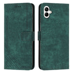 Custodia per telefono in pelle con motivo a strisce Skin Feel e cordino lungo, For Samsung Galaxy A56 5G, For Samsung Galaxy A36 5G, For Samsung Galaxy A16 5G, For Samsung Galaxy A06 4G