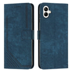 Custodia per telefono in pelle con motivo a strisce Skin Feel e cordino lungo, For Samsung Galaxy A56 5G, For Samsung Galaxy A36 5G, For Samsung Galaxy A16 5G, For Samsung Galaxy A06 4G