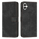 Custodia per telefono in pelle con motivo a strisce Skin Feel e cordino lungo, For Samsung Galaxy A56 5G, For Samsung Galaxy A36 5G, For Samsung Galaxy A16 5G, For Samsung Galaxy A06 4G