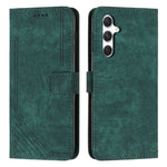Custodia per telefono in pelle con motivo a strisce Skin Feel e cordino lungo, For Samsung Galaxy A56 5G, For Samsung Galaxy A36 5G, For Samsung Galaxy A16 5G, For Samsung Galaxy A06 4G