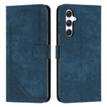 Custodia per telefono in pelle con motivo a strisce Skin Feel e cordino lungo, For Samsung Galaxy A56 5G, For Samsung Galaxy A36 5G, For Samsung Galaxy A16 5G, For Samsung Galaxy A06 4G