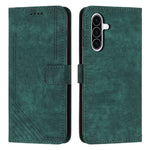 Custodia per telefono in pelle con motivo a strisce Skin Feel e cordino lungo, For Samsung Galaxy A56 5G, For Samsung Galaxy A36 5G, For Samsung Galaxy A16 5G, For Samsung Galaxy A06 4G