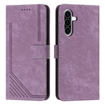 Custodia per telefono in pelle con motivo a strisce Skin Feel e cordino lungo, For Samsung Galaxy A56 5G, For Samsung Galaxy A36 5G, For Samsung Galaxy A16 5G, For Samsung Galaxy A06 4G