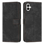 Custodia per telefono in pelle con motivo a strisce Skin Feel e cordino lungo, For Samsung Galaxy A57 5G, For Samsung A27 5G, For Samsung Galaxy A17 / A26 5G, For Samsung Galaxy A07 4G