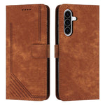 Custodia per telefono in pelle con motivo a strisce Skin Feel e cordino lungo, For Samsung Galaxy A57 5G, For Samsung A27 5G, For Samsung Galaxy A17 / A26 5G, For Samsung Galaxy A07 4G