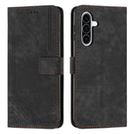 Custodia per telefono in pelle con motivo a strisce Skin Feel e cordino lungo, For Samsung Galaxy A57 5G, For Samsung A27 5G, For Samsung Galaxy A17 / A26 5G, For Samsung Galaxy A07 4G