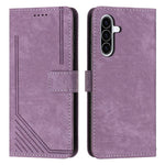 Custodia per telefono in pelle con motivo a strisce Skin Feel e cordino lungo, For Samsung Galaxy A57 5G, For Samsung A27 5G, For Samsung Galaxy A17 / A26 5G, For Samsung Galaxy A07 4G