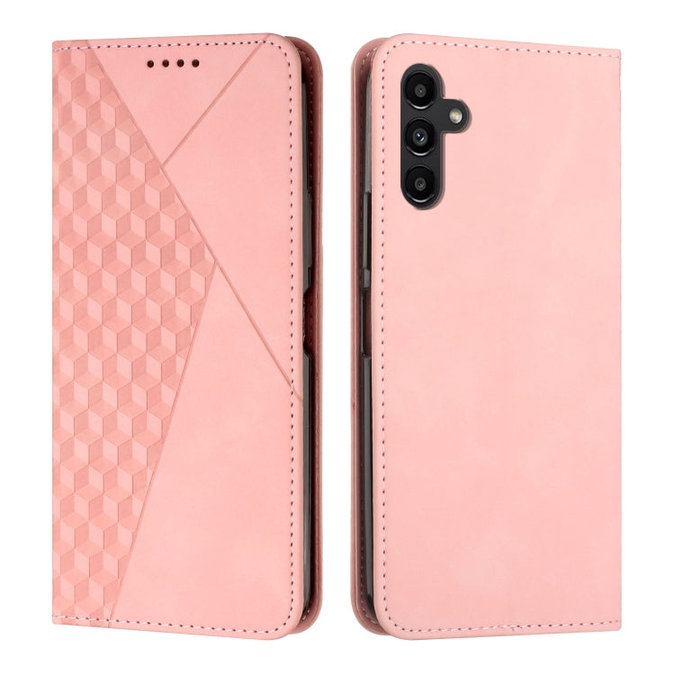 Custodia magnetica in pelle per telefono con effetto pelle con effetto diamante, For Samsung Galaxy A56 5G, For Samsung Galaxy A36 5G, For Samsung Galaxy A16 5G, For Samsung Galaxy A06 4G