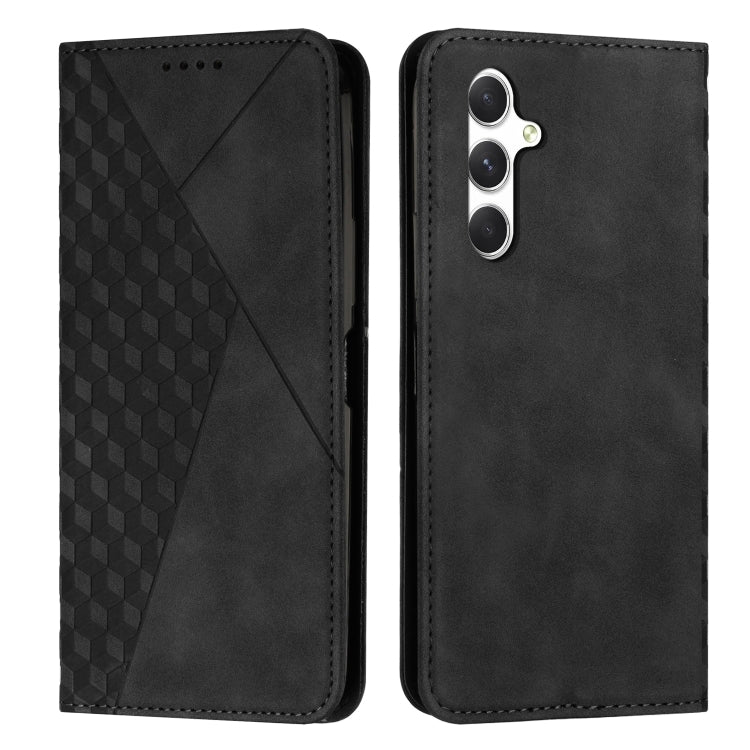 Custodia magnetica in pelle per telefono con effetto pelle con effetto diamante, For Samsung Galaxy A56 5G, For Samsung Galaxy A36 5G, For Samsung Galaxy A16 5G, For Samsung Galaxy A06 4G
