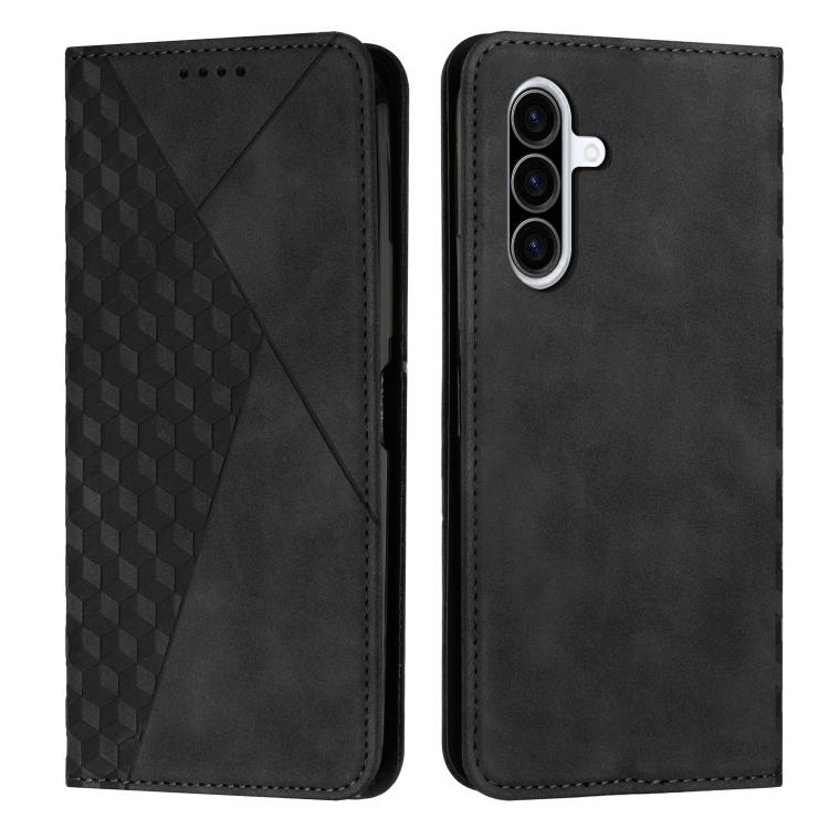 Custodia magnetica in pelle per telefono con effetto pelle con effetto diamante, For Samsung Galaxy A57 5G, For Galaxy A27 5G, For Samsung Galaxy A07 4G, For Samsung Galaxy A17 / A26 5G
