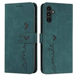 Custodia per telefono in pelle goffrata con cuore e cordino lungo, For Samsung Galaxy A56 5G, For Samsung Galaxy A36 5G, For Samsung Galaxy A16 5G, For Samsung Galaxy A06 4G