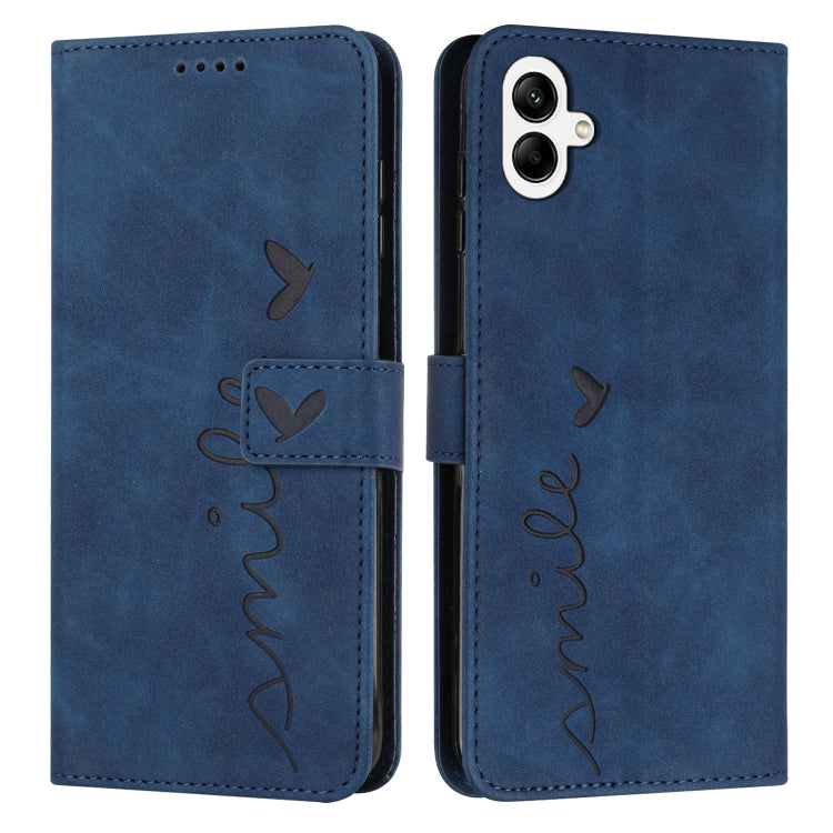Custodia per telefono in pelle goffrata con cuore e cordino lungo, For Samsung Galaxy A56 5G, For Samsung Galaxy A36 5G, For Samsung Galaxy A16 5G, For Samsung Galaxy A06 4G