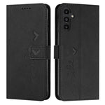 Custodia per telefono in pelle goffrata con cuore e cordino lungo, For Samsung Galaxy A57 5G, For Galaxy A27 5G, For Samsung Galaxy A07 4G, For Samsung Galaxy A17 / A26 5G