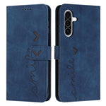Custodia per telefono in pelle goffrata con cuore e cordino lungo, For Samsung Galaxy A57 5G, For Galaxy A27 5G, For Samsung Galaxy A07 4G, For Samsung Galaxy A17 / A26 5G