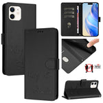 Custodia per telefono in pelle RFID con stampa Smile Embossing, For iPhone 13 mini, For iPhone 12 / 12 Pro, For iPhone 12 Pro Max, For iPhone 12 mini