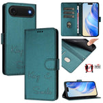 Custodia per telefono in pelle RFID con stampa Smile Embossing, For iPhone 17 Pro Max, For iPhone 17 Pro, For iPhone 17, For iPhone Air