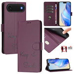 Custodia per telefono in pelle RFID con stampa Smile Embossing, For iPhone 17 Pro Max, For iPhone 17 Pro, For iPhone 17, For iPhone Air