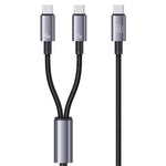 Cavo ricarica rapida USAMS SJ740 72W 2 in 1 Tipo C 1,2 m