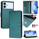 Custodia per telefono in pelle RFID con stampa Smile Embossing, For Galaxy S26 FE 5G 5G, For Samsung Galaxy S26+ 5G, For Samsung Galaxy S26 Edge 5G, For Samsung Galaxy S26 Ultra 5G