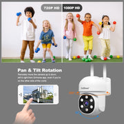 SriHome SH061 Telecamera per visione notturna a infrarossi con tracciamento umanoide AI da 2 MP, EU Plug, US Plug, UK Plug