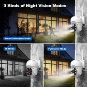 SriHome SH061 Telecamera per visione notturna a infrarossi con tracciamento umanoide AI da 2 MP, EU Plug, US Plug, UK Plug