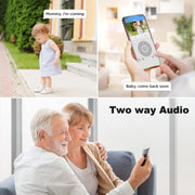 SriHome SH061 Telecamera per visione notturna a infrarossi con tracciamento umanoide AI da 2 MP, EU Plug, US Plug, UK Plug