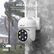 SriHome SH061 Telecamera per visione notturna a infrarossi con tracciamento umanoide AI da 2 MP, EU Plug, US Plug, UK Plug