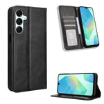 Custodia per telefono in pelle con fibbia magnetica e texture retrò, For Samsung Galaxy A36 5G, For Samsung Galaxy A16 5G, For Samsung Galaxy A06