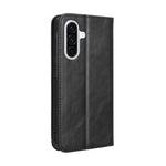 Custodia per telefono in pelle con fibbia magnetica e texture retrò, For Samsung Galaxy A36 5G, For Samsung Galaxy A16 5G, For Samsung Galaxy A06
