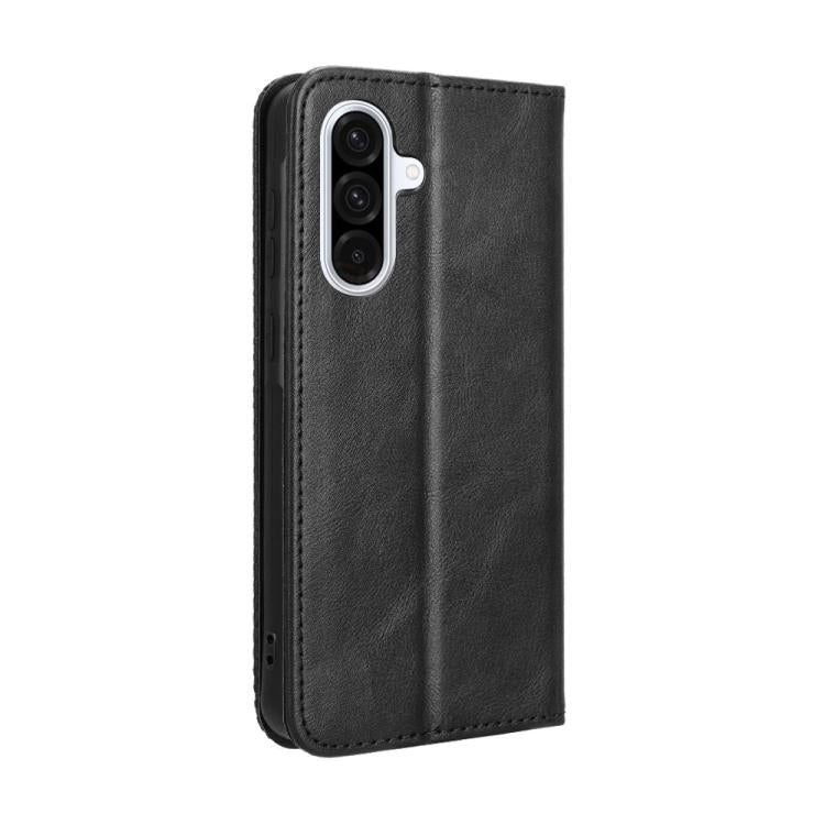 Custodia per telefono in pelle con fibbia magnetica e texture retrò, For Samsung Galaxy A36 5G, For Samsung Galaxy A16 5G, For Samsung Galaxy A06