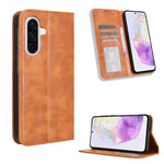 Custodia per telefono in pelle con fibbia magnetica e texture retrò, For Samsung Galaxy A36 5G, For Samsung Galaxy A16 5G, For Samsung Galaxy A06