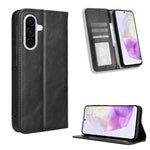 Custodia per telefono in pelle con fibbia magnetica e texture retrò, For Galaxy A57 5G, For Galaxy A37 5G, For Galaxy A27 5G, For Samsung Galaxy A07 4G, For Samsung Galaxy A06 5G, For Samsung Galaxy A56 5G