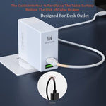 Caricabatterie LDNIO 65W USB-C con cavo Tipo-C
