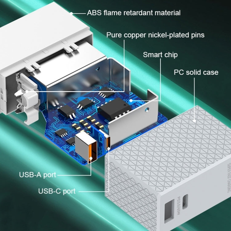 Caricabatterie LDNIO 65W USB-C con cavo Tipo-C